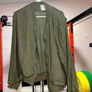 Isle Bay Linens Bomber Jacket